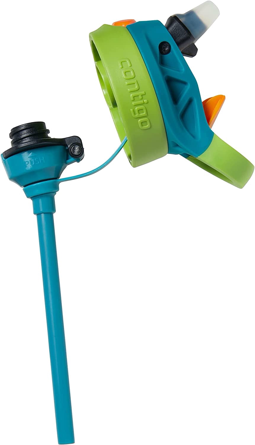 Contigo Kid's 20 oz. AutoSpout Straw Water Bottle - Juniper/Limelight - 2O70