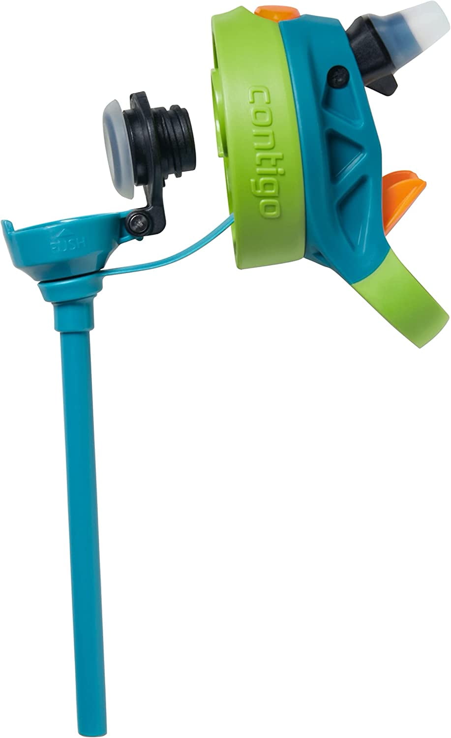 Contigo Kid's 20 oz. AutoSpout Straw Water Bottle - Juniper/Limelight - 2O70