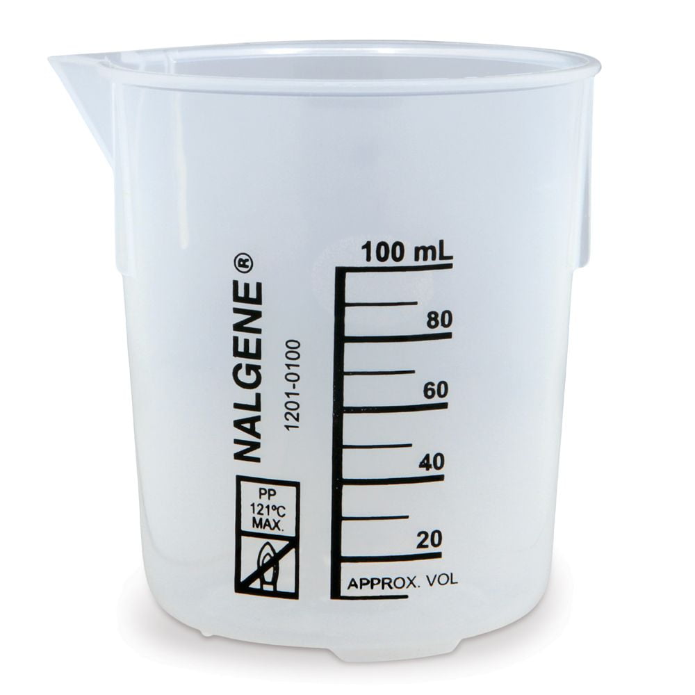 Nalgene Griffin Beaker, Low Form, Polypropylene, 100 Ml - P7UE