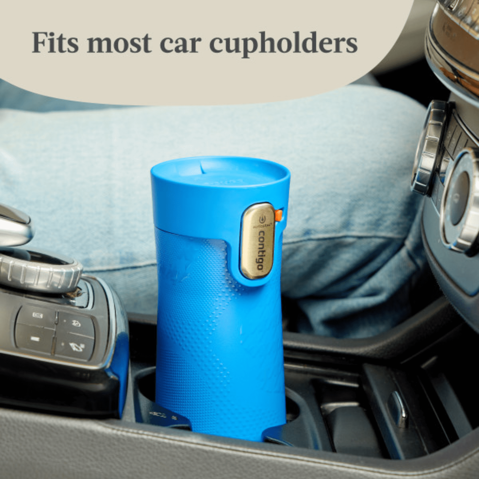Contigo x Ally Love Autoseal West Loop Vacuum-Insulated Stainless Steel Travel Mug with Easy-Clean Lid, 16 oz, Stellar Jay - O4N3
