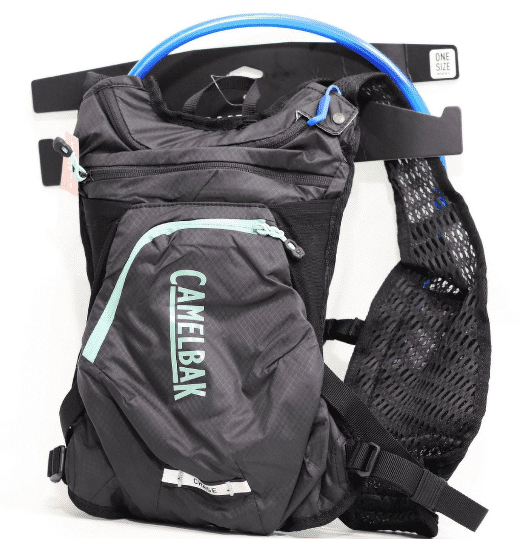 CamelBak Women's Chase Bike Vest 50oz - Hydration Vest - Easy Access Pockets, Black/Mint - 78PK