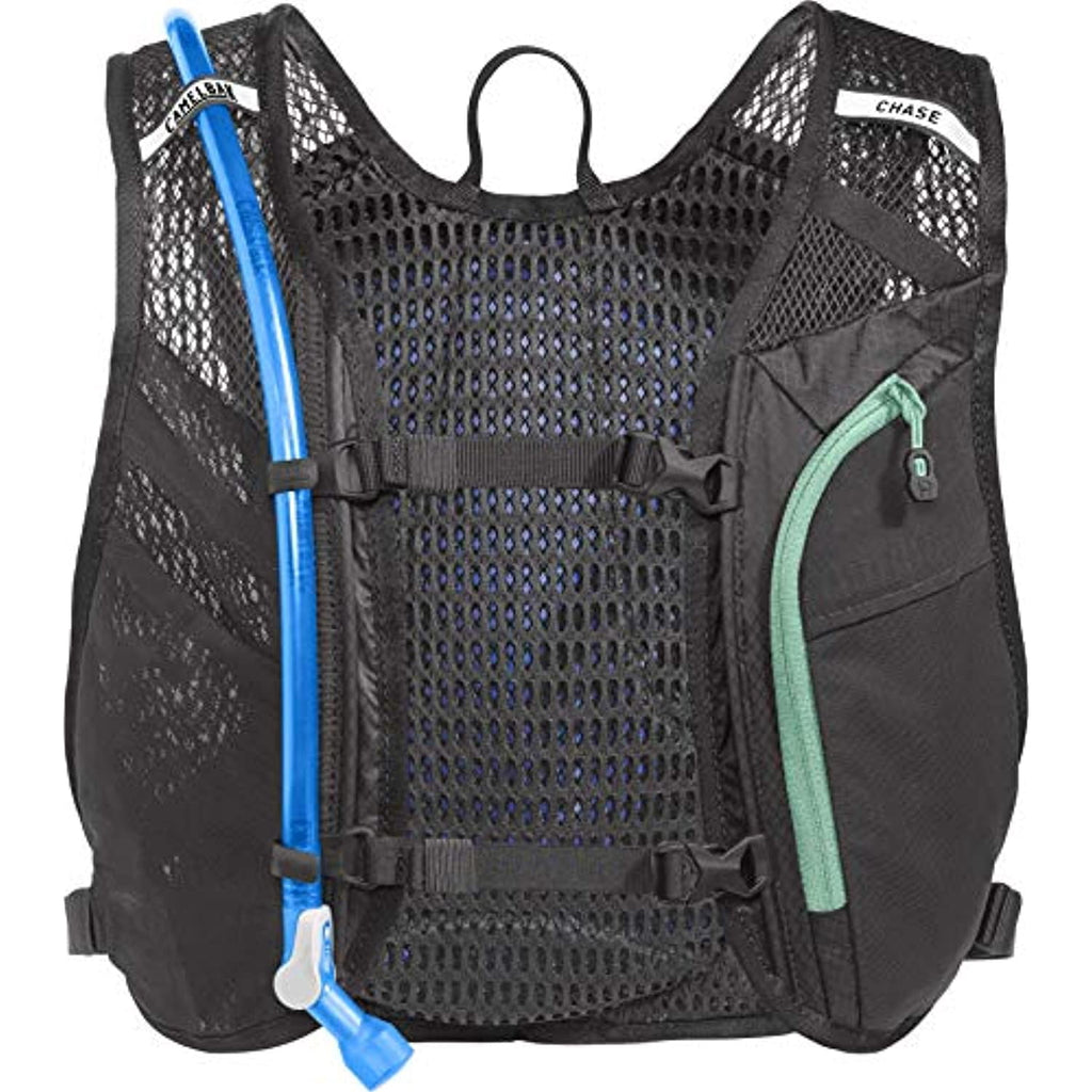 CamelBak Women's Chase Bike Vest 50oz - Hydration Vest - Easy Access Pockets, Black/Mint - 78PK