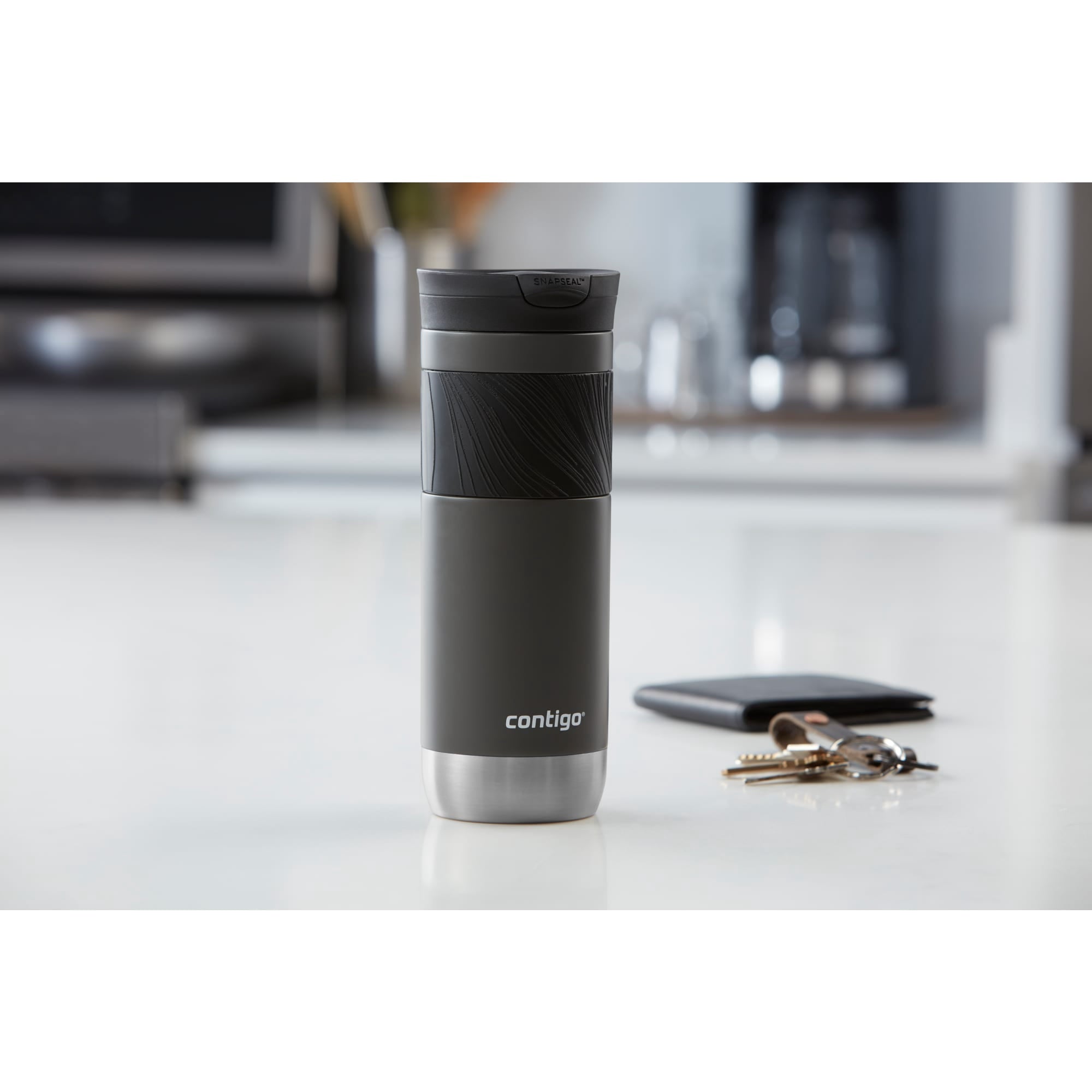 Contigo Byron 2.0 Stainless Steel Travel Mug with SNAPSEAL Lid and Grip, 20oz. - LQP0