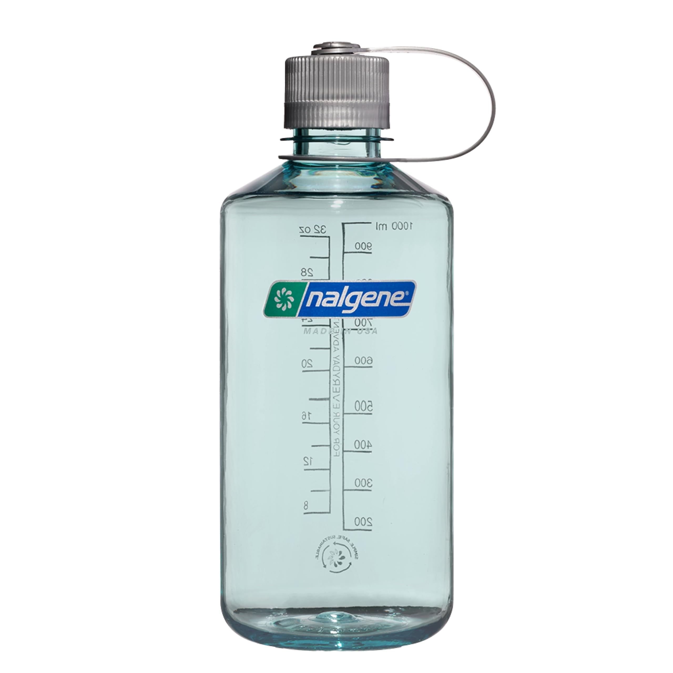 Nalgene Sustain 32 oz Narrow Mouth Plastic Water Bottle - H5DT