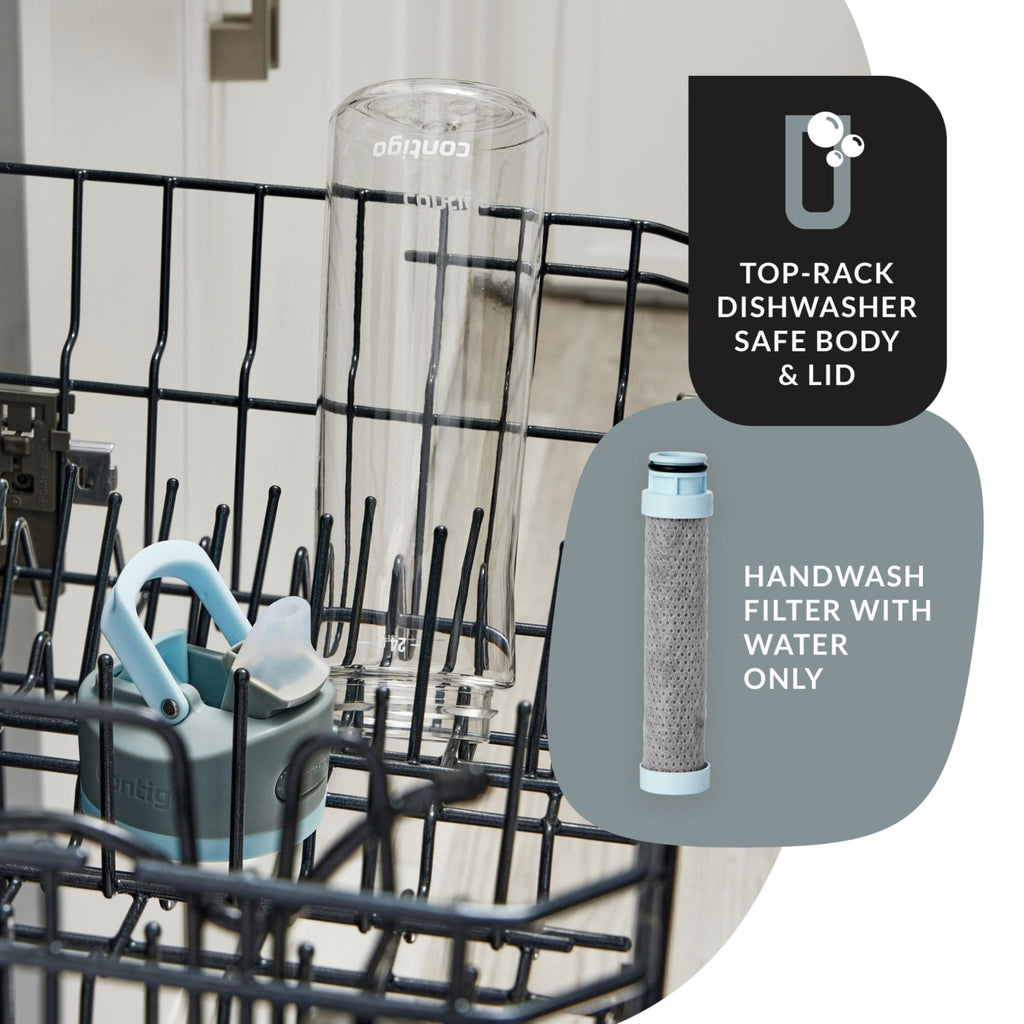Contigo 24 oz. Wells Plastic Filter Water Bottle - Salt - OYYF