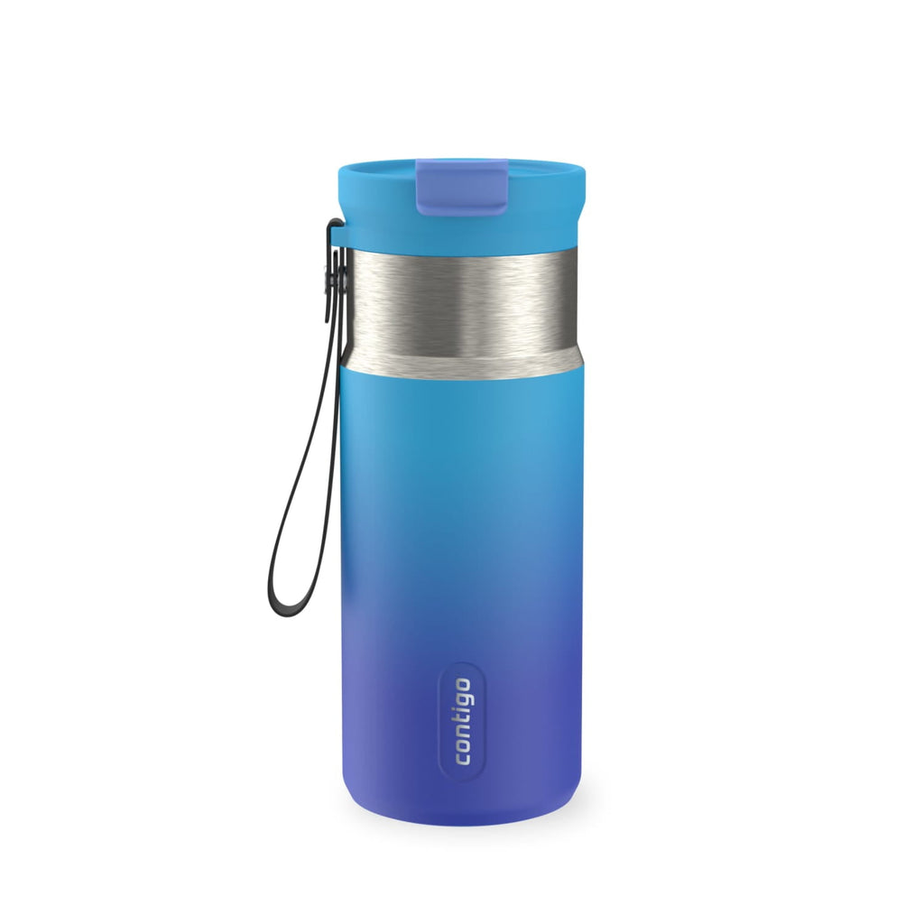 Contigo DualSip 16 oz Compact Leakproof Insulated Water Bottle with 2-Way Lid - WX2D