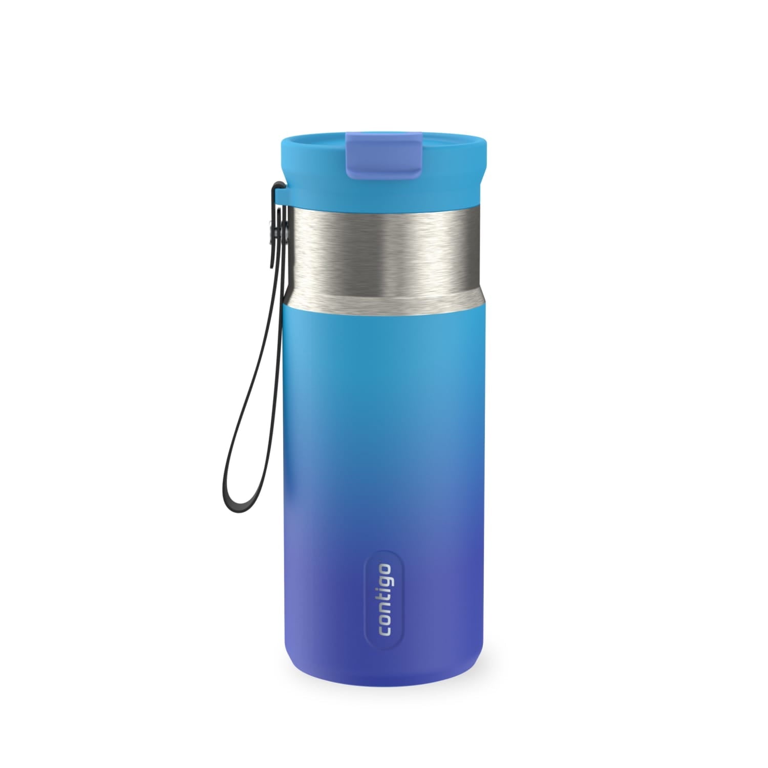 Contigo DualSip 16 oz Compact Leakproof Insulated Water Bottle with 2-Way Lid - WX2D