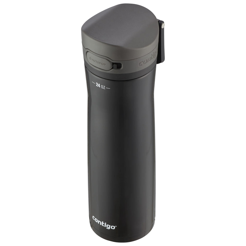 Contigo Jackson Chill  Bundle 2 Water Bottles Black 24oz and Pink  20oz with Autopop Lid - MZHL