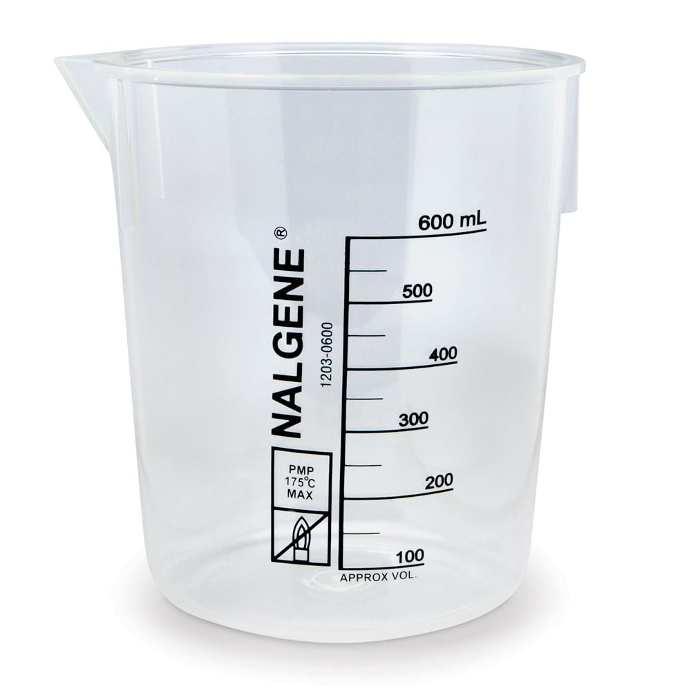 Nalgene Griffin Beaker, Low Form, Polymethylpentene, 600 Ml - 9V0R