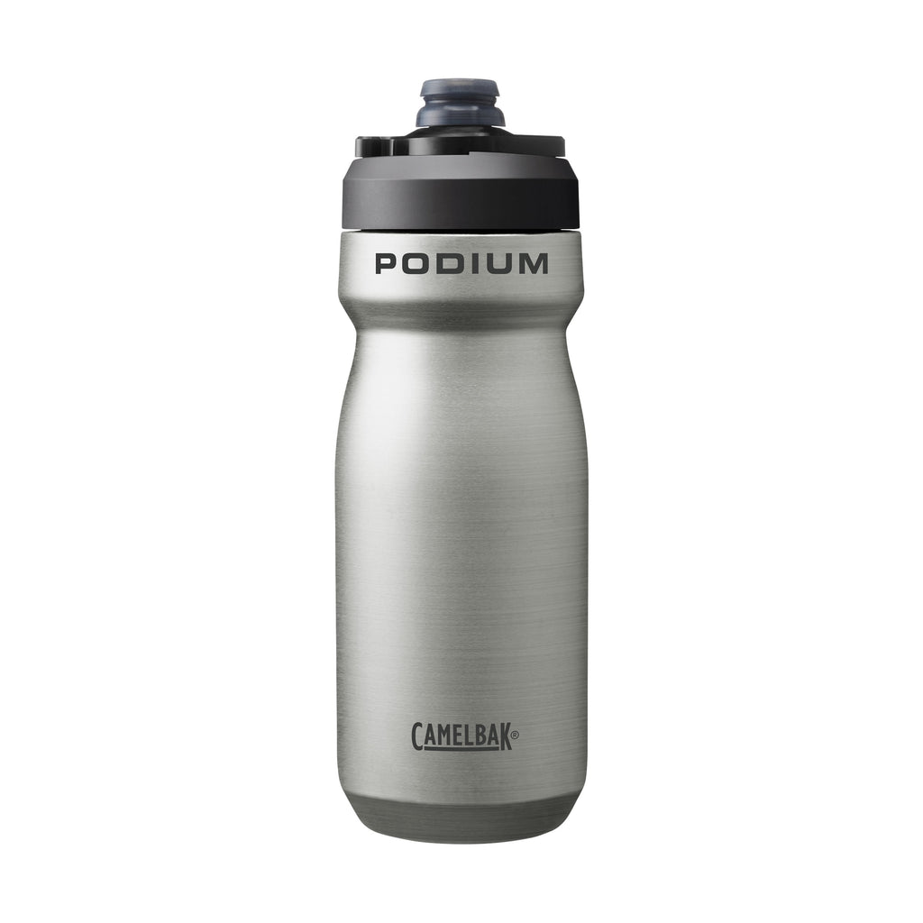 CamelBak Podium 18oz Insulated Stainless Steel Bike Water Bottle, Stainless - CFG8