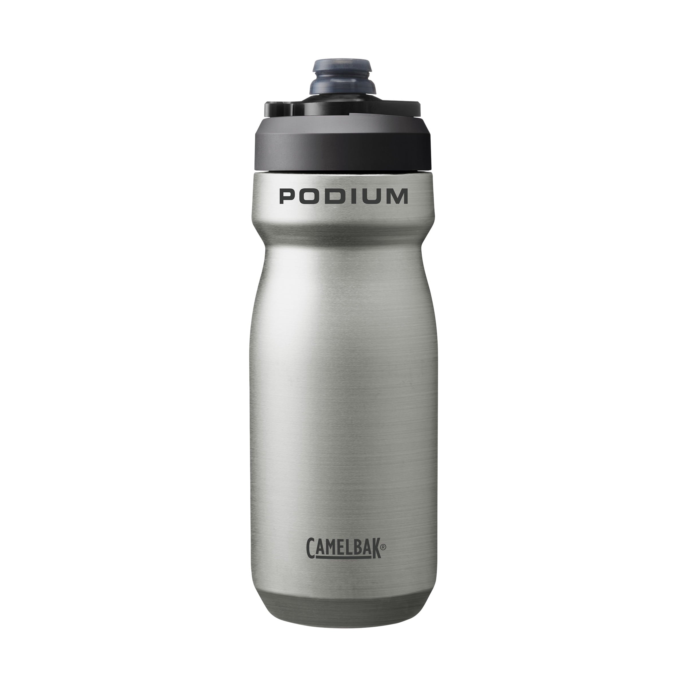 CamelBak Podium 18oz Insulated Stainless Steel Bike Water Bottle, Stainless - CFG8