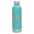 simple modern bolt curtis 17oz water bottle stainless steel Caribbean blue - QK59