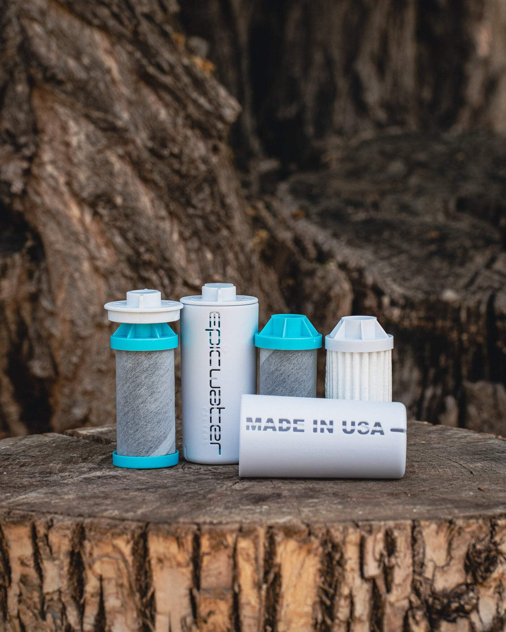 Epic Water Filters Nalgene OG Sustain Tritan USA Made Water Bottle and 75 Gallon Filter - Removes 99.99% of Water Impurities, 32oz, Leggitt Art - 26EF