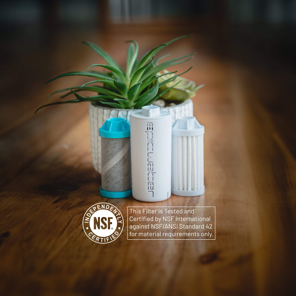 Epic Water Filters Nalgene OG Sustain Tritan USA Made Water Bottle and 75 Gallon Filter - Removes 99.99% of Water Impurities, 32oz, Leggitt Art - 26EF