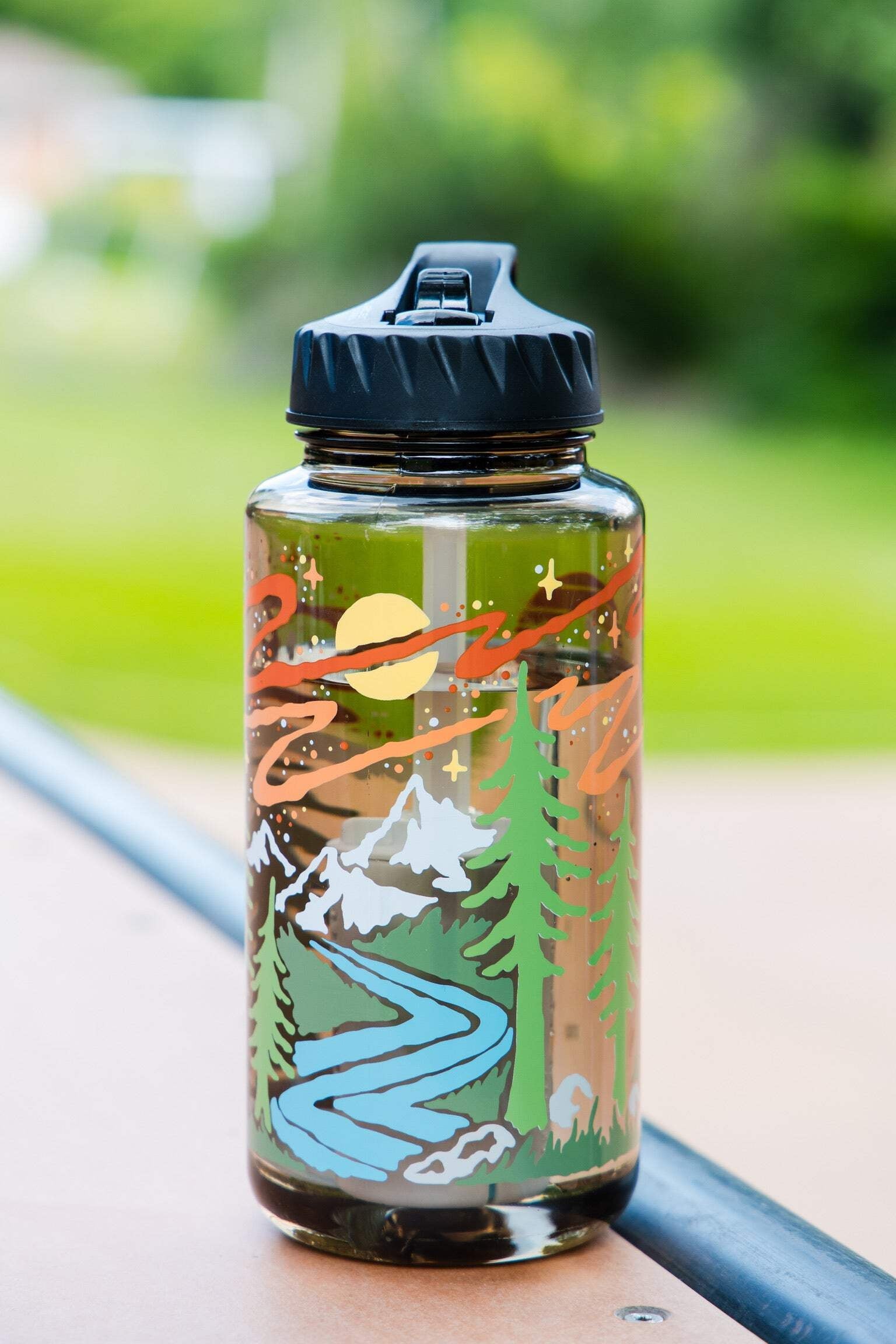 Epic Water Filters Nalgene OG Sustain Tritan USA Made Water Bottle and 75 Gallon Filter - Removes 99.99% of Water Impurities, 32oz, Atomic Child Special Edition - 8FDD