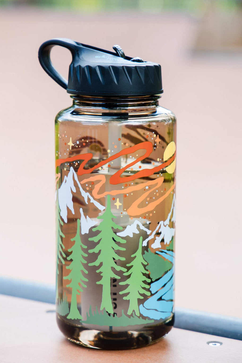 Epic Water Filters Nalgene OG Sustain Tritan USA Made Water Bottle and 75 Gallon Filter - Removes 99.99% of Water Impurities, 32oz, Atomic Child Special Edition - 8FDD