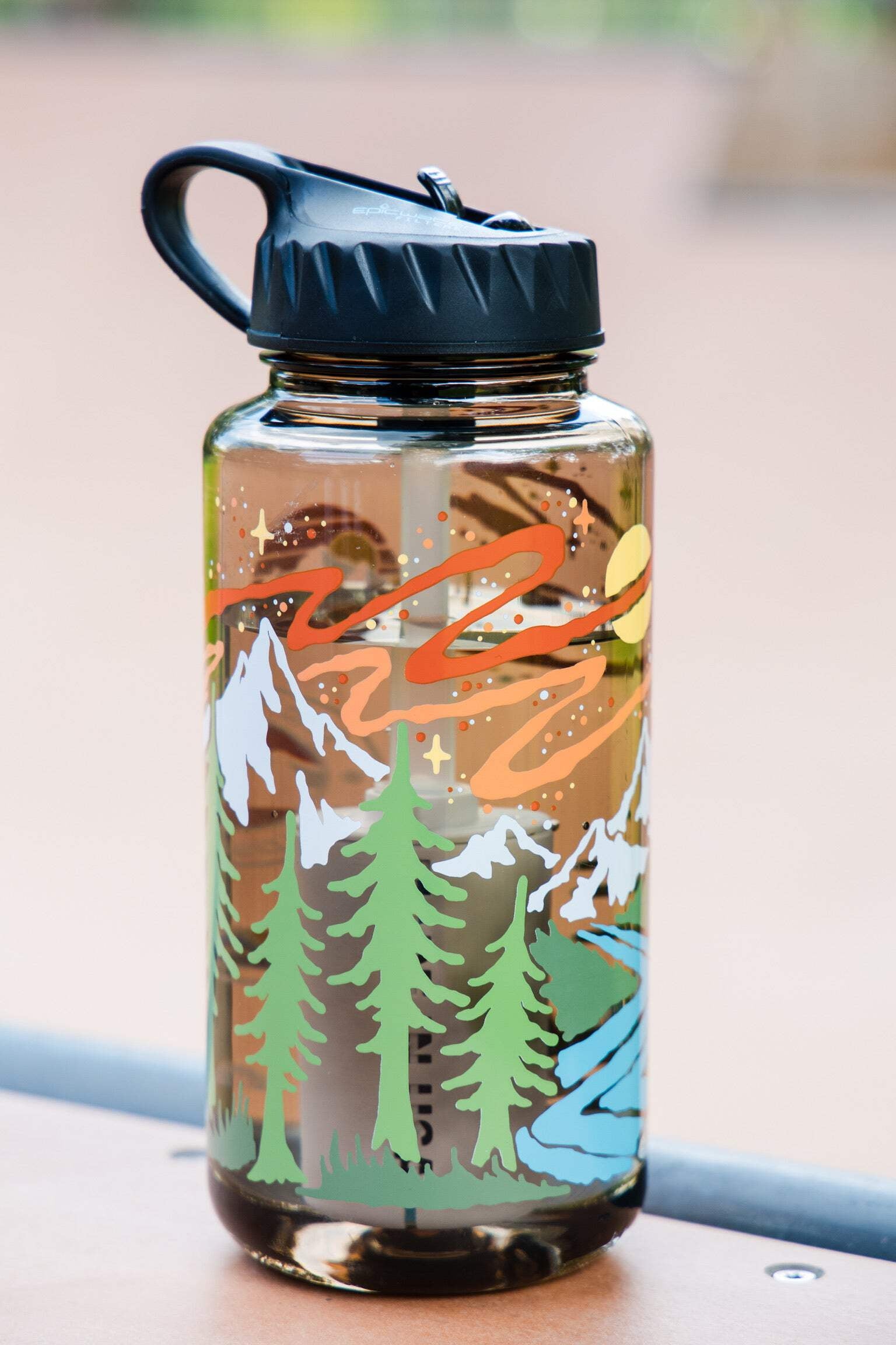 Epic Water Filters Nalgene OG Sustain Tritan USA Made Water Bottle and 75 Gallon Filter - Removes 99.99% of Water Impurities, 32oz, Atomic Child Special Edition - 8FDD