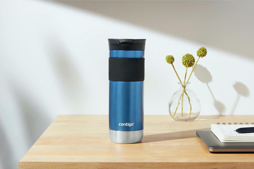 Contigo Byron Vacuum-Insulated Stainless Steel Travel Mug, 20oz - Leak-Proof - - DQII