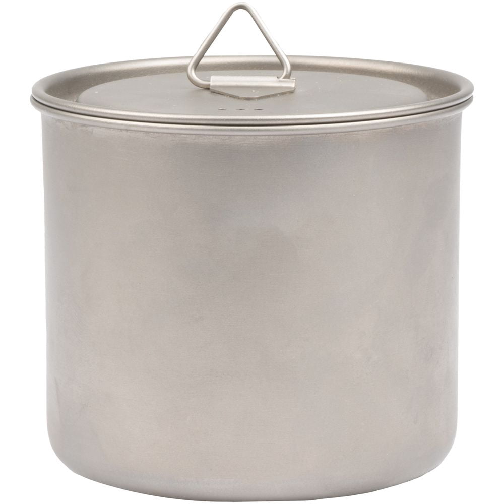Olicamp Titanium Space Saver Mug with Lid, Nests Nalgene Bottle Inside, Lightweight and Compact, Perfect for Camping and Backpacking, 550mL - 2A9A
