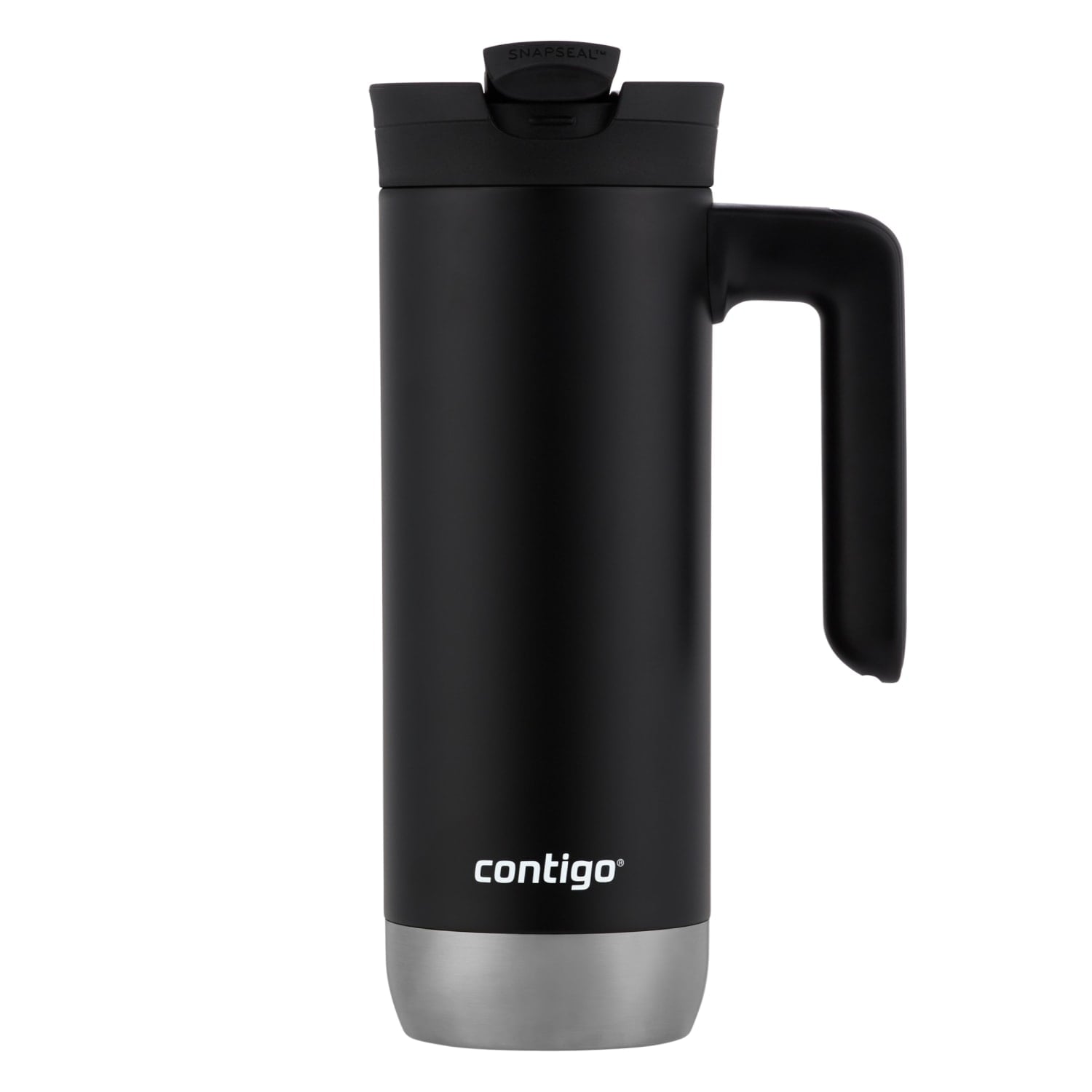 Contigo Huron 2.0 Stainless Steel Travel Mug with SNAPSEAL Lid and Handle in Black, 20 fl oz. - I5GP