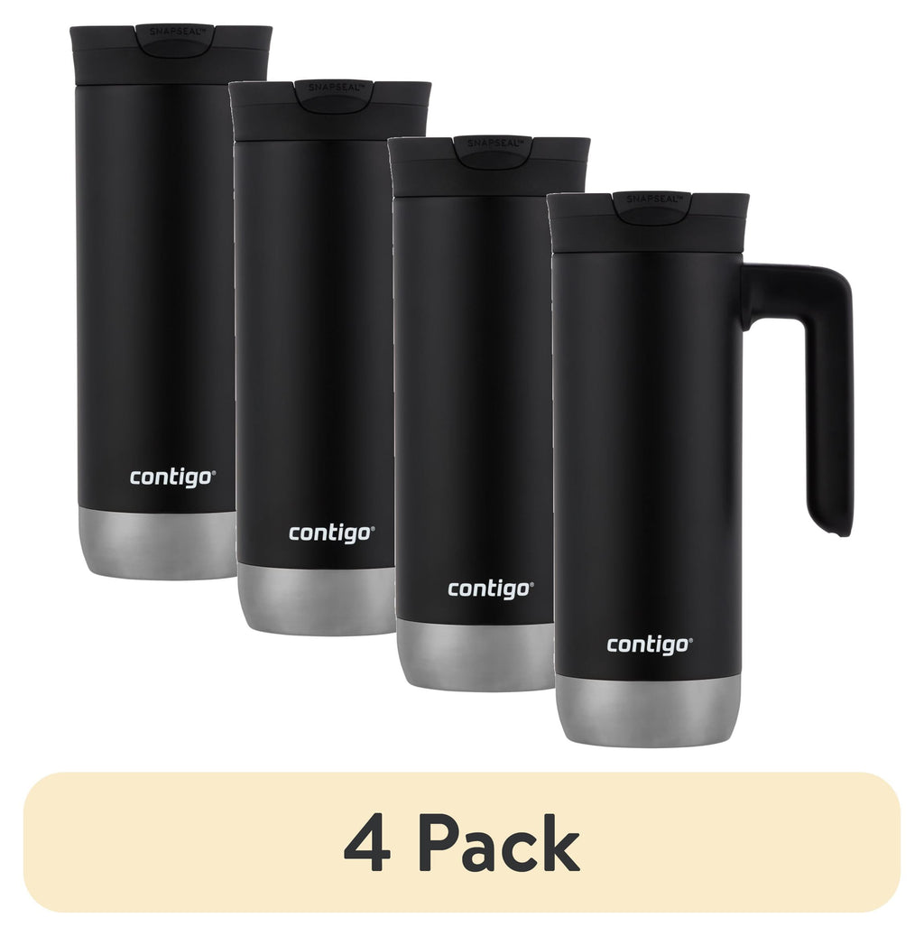 Contigo Huron 2.0 Stainless Steel Travel Mug with SNAPSEAL Lid and Handle in Black, 20 fl oz. - I5GP