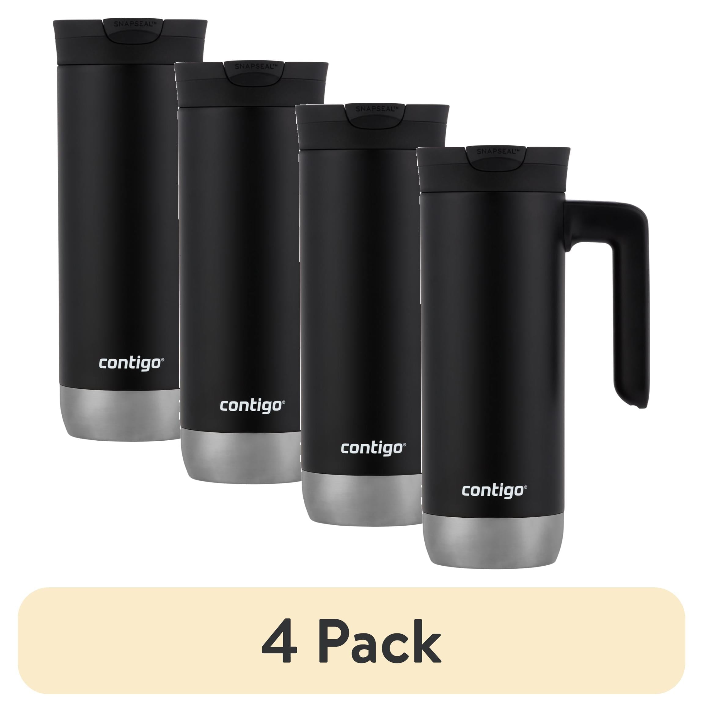 Contigo Huron 2.0 Stainless Steel Travel Mug with SNAPSEAL Lid and Handle in Black, 20 fl oz. - I5GP
