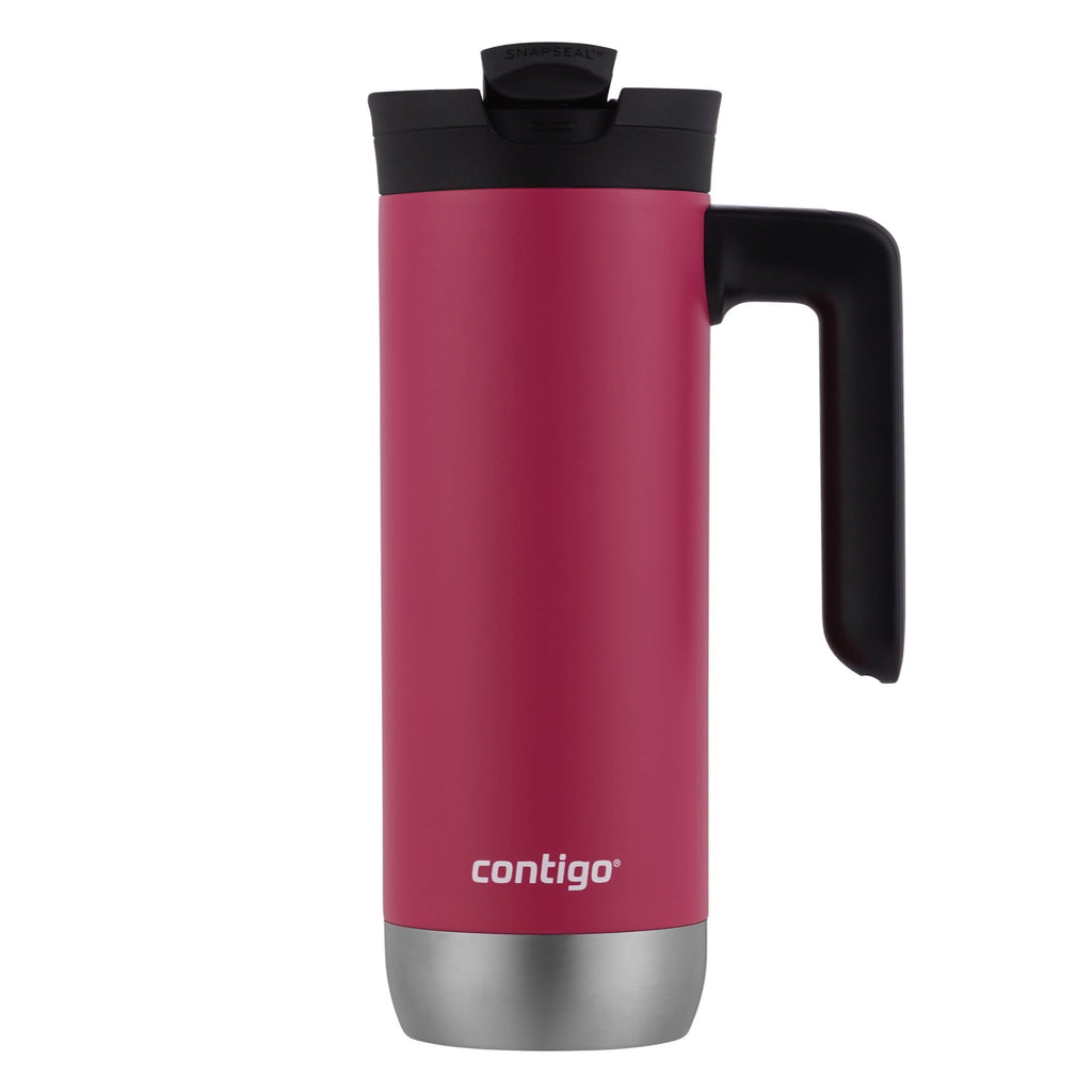 Contigo Huron 2.0 Stainless Steel Travel Mug with SNAPSEAL Lid and Handle in Black, 20 fl oz. - I5GP