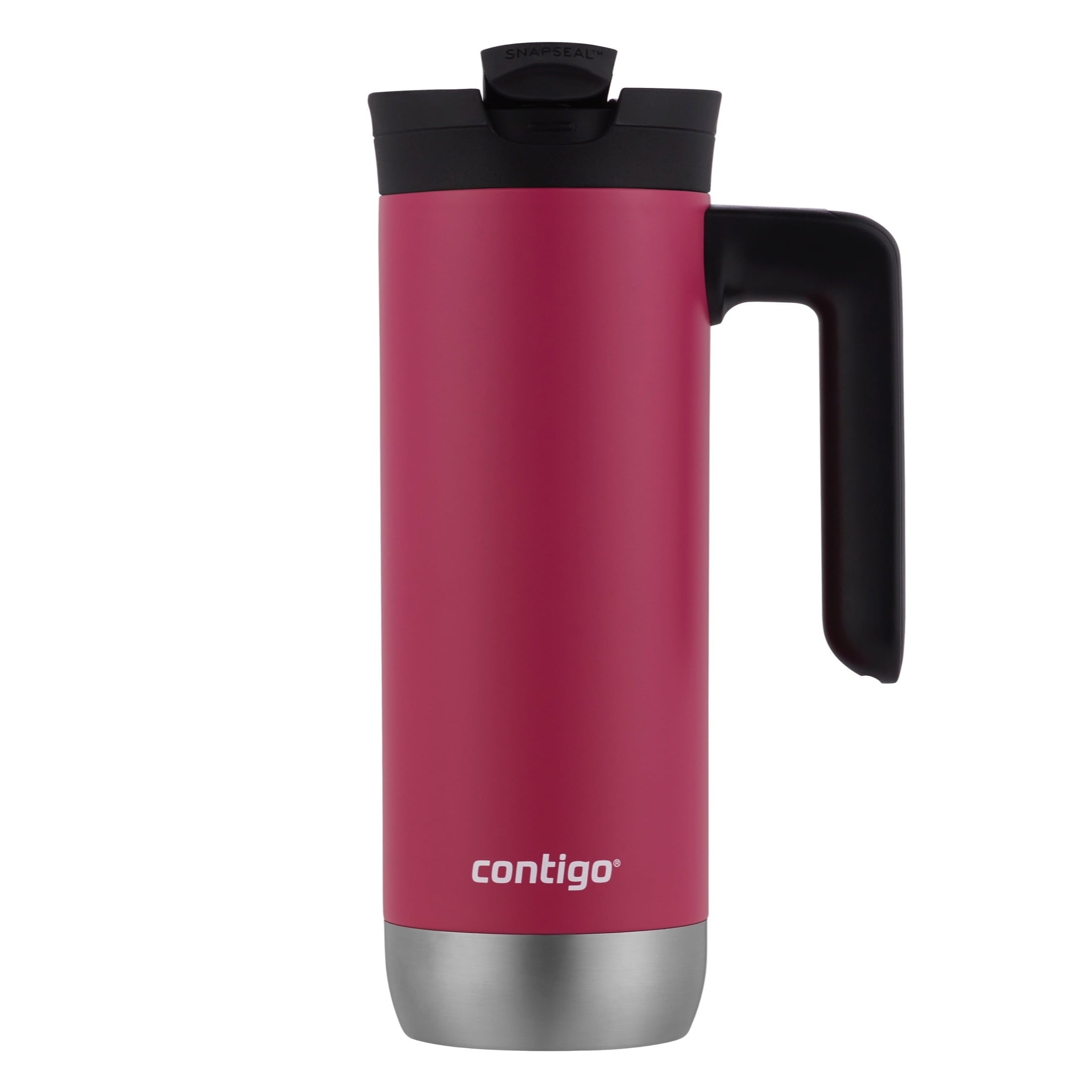 Contigo Huron 2.0 Stainless Steel Travel Mug with SNAPSEAL Lid and Handle in Black, 20 fl oz. - I5GP