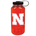 Scarlet Nebraska Huskers 32oz. Nalgene Sustainable Wide Mouth Water Bottle - P8HL