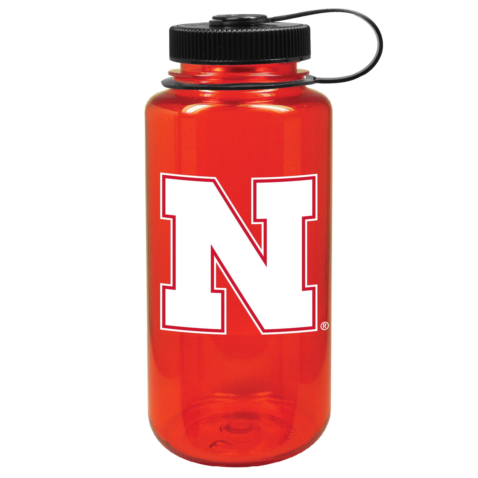 Scarlet Nebraska Huskers 32oz. Nalgene Sustainable Wide Mouth Water Bottle - P8HL