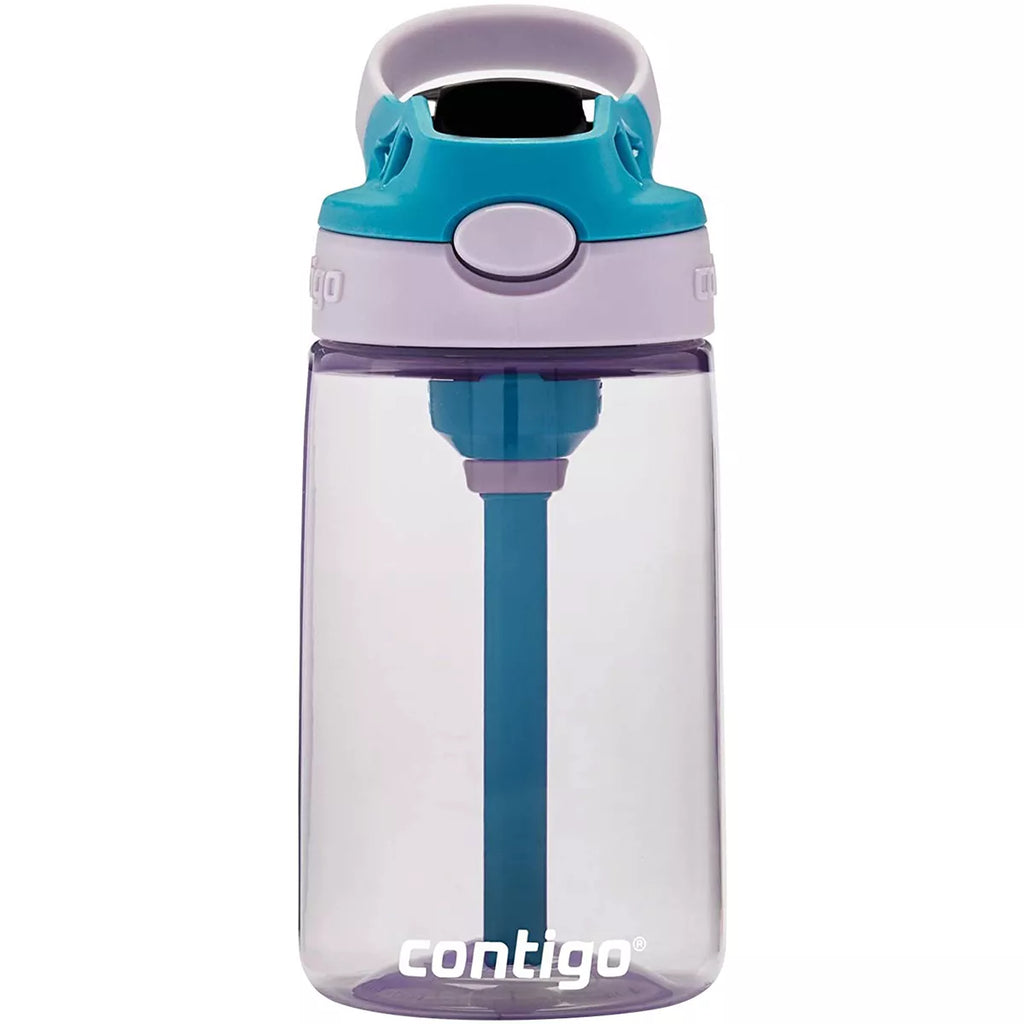Contigo Kids Water Bottle with Redesigned AUTOSPOUT Straw, 14 oz, Grape Forest Haven - IJLN