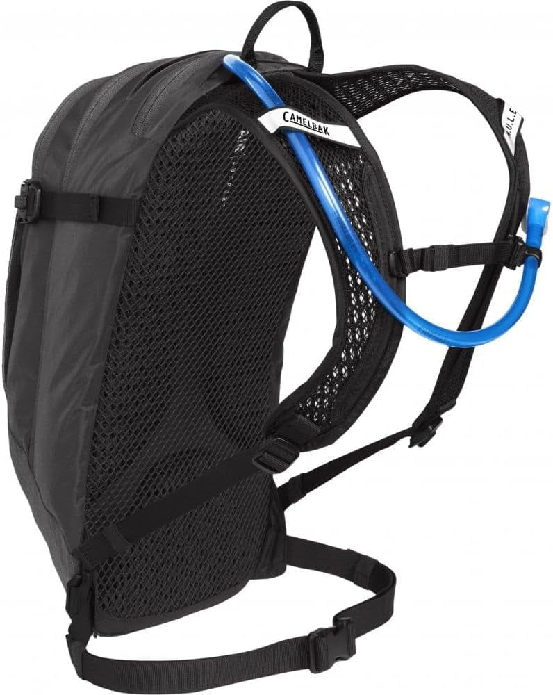 CamelBak Women's M.U.L.E. 12 Mountain Biking Hydration Pack - Easy Refilling Hydration Backpack - Magnetic Tube Trap 100oz, Charcoal/Black - FX6Q