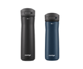Contigo Jackson Chill Bundle 2 Water Bottles Black 24oz and Blueberry 20oz with Autopop Lid - E60I