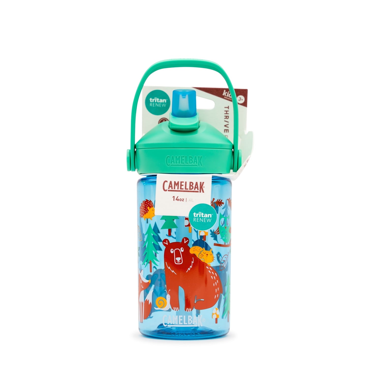 Camelbak Thrive™ Flip Straw Kids 14oz Bottle, Friendly Forest - L2ES