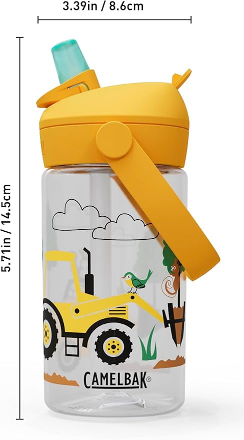 Camelbak Thrive™ Flip Straw Kids 14oz Bottle, Friendly Forest - L2ES