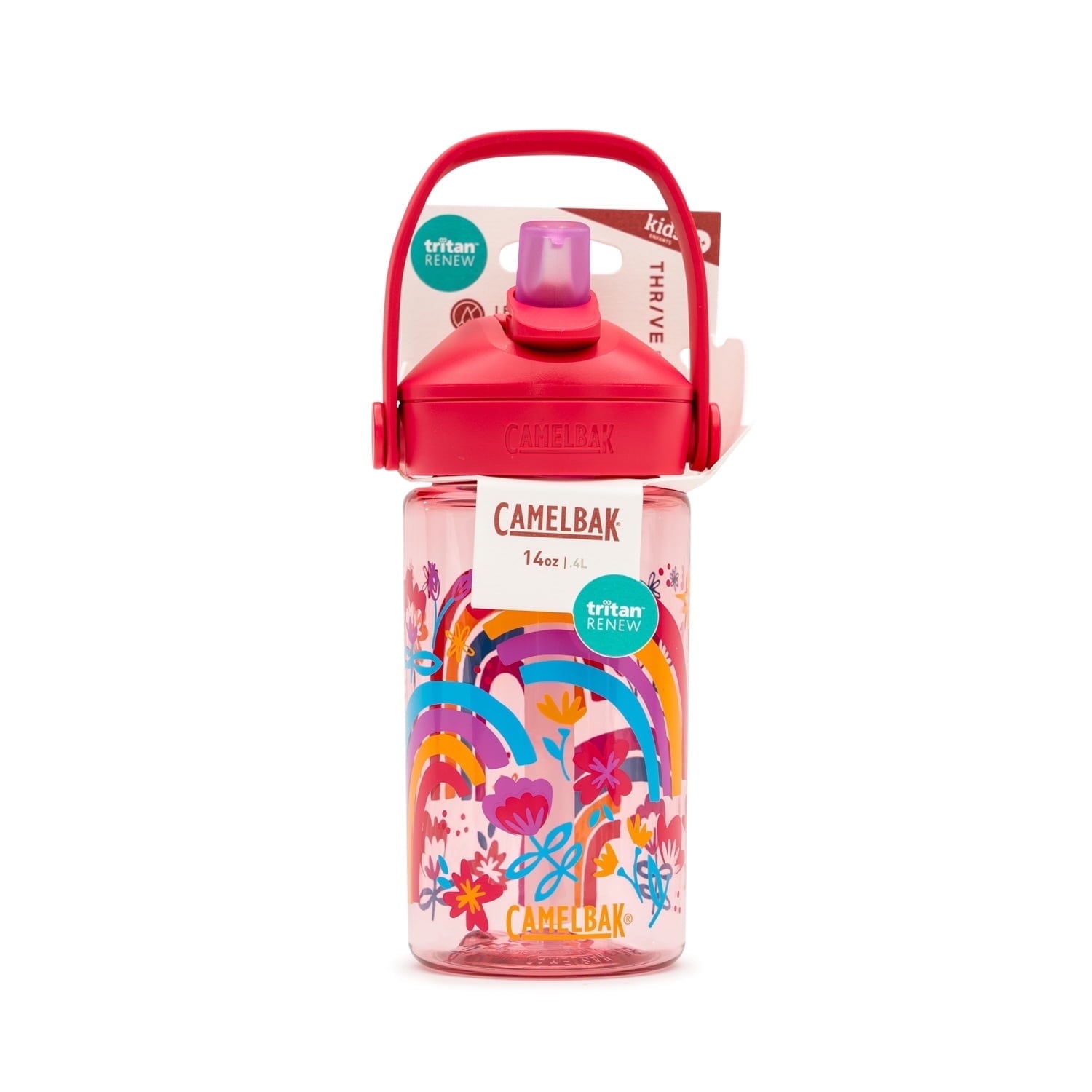 Camelbak Thrive™ Flip Straw Kids 14oz Bottle, Friendly Forest - L2ES