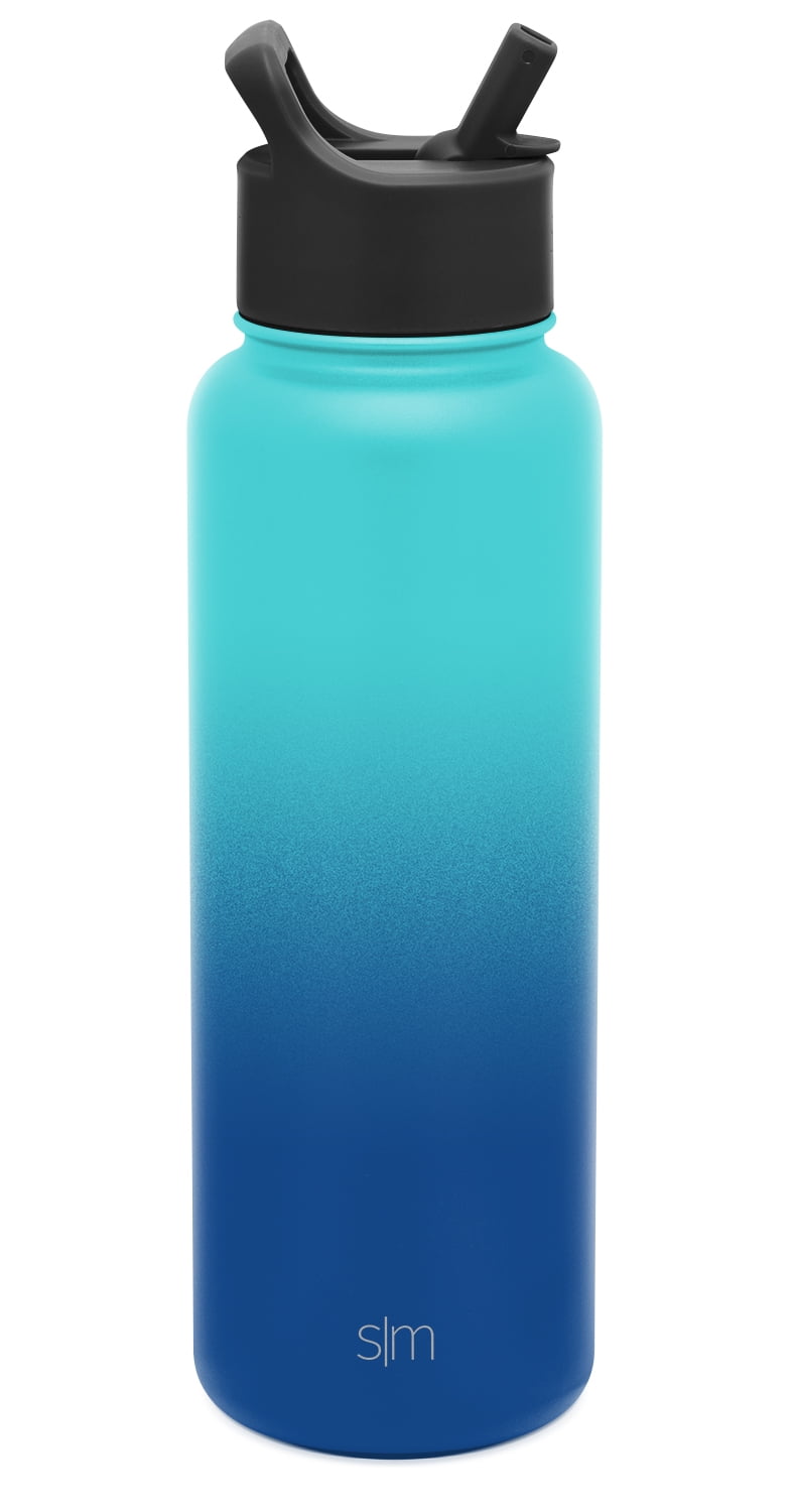 Simple Modern Summit Water Bottle Straw Lid Vacuum Insulated Stainless Steel Bottle | 18 fl oz - I8YT