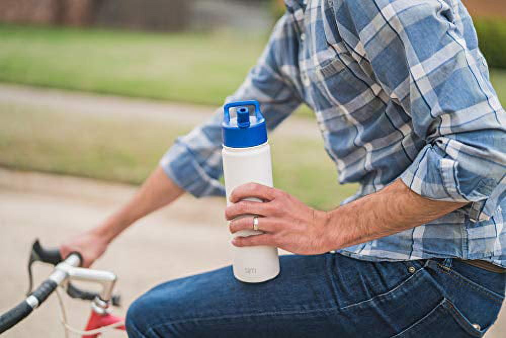 Simple Modern Summit Water Bottle Straw Lid Vacuum Insulated Stainless Steel Bottle | 18 fl oz - I8YT