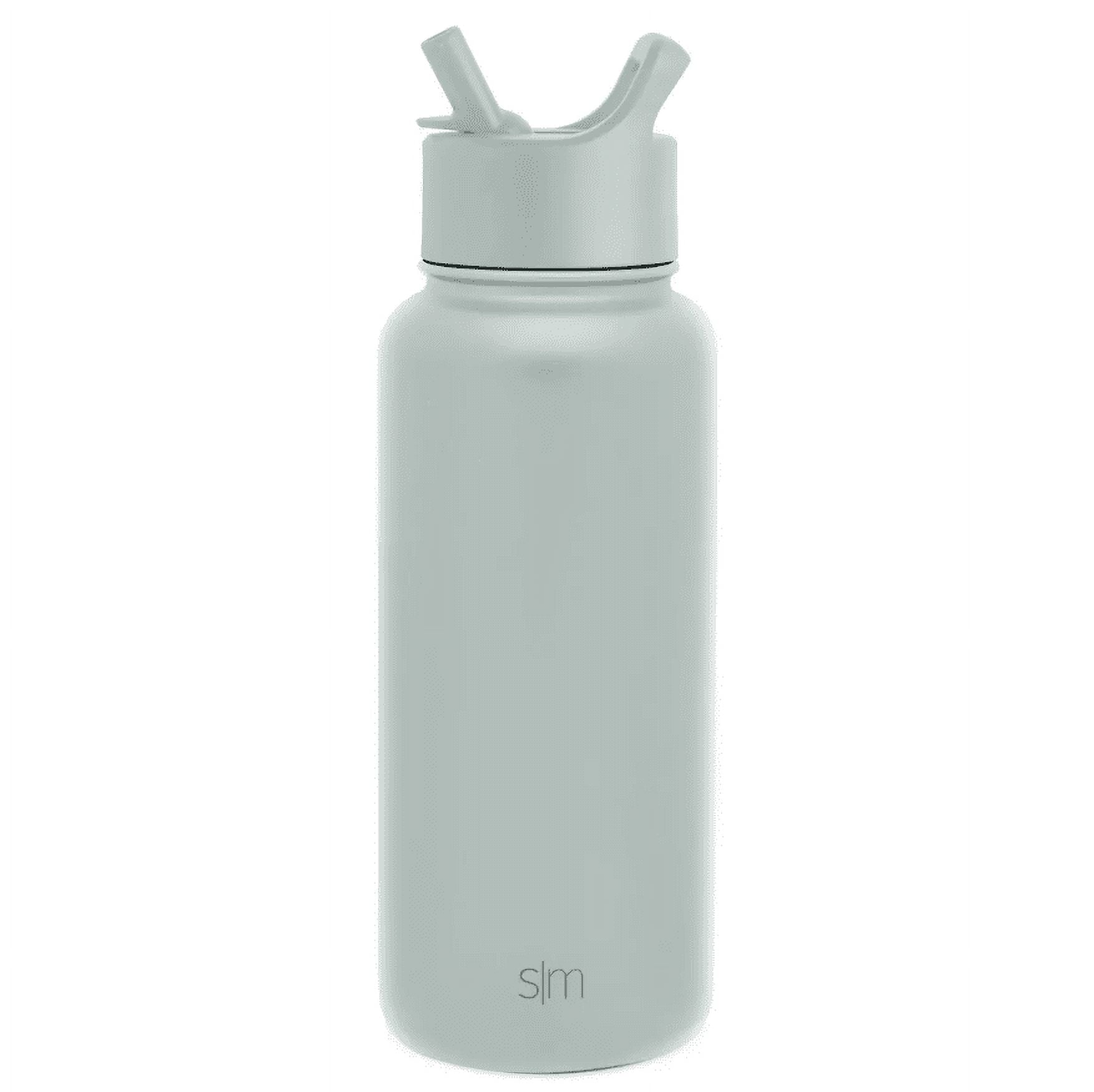 Simple Modern Summit 32oz Stainless Steel Water Bottle with Straw Lid Seaglass Sage - IBEO