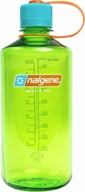 Nalgene Sustain Tritan BPA-Free Water Bottle Made with Material Derived from 50% Plastic Waste, 32 OZ, Narrow Mouth, Pear - LCPO