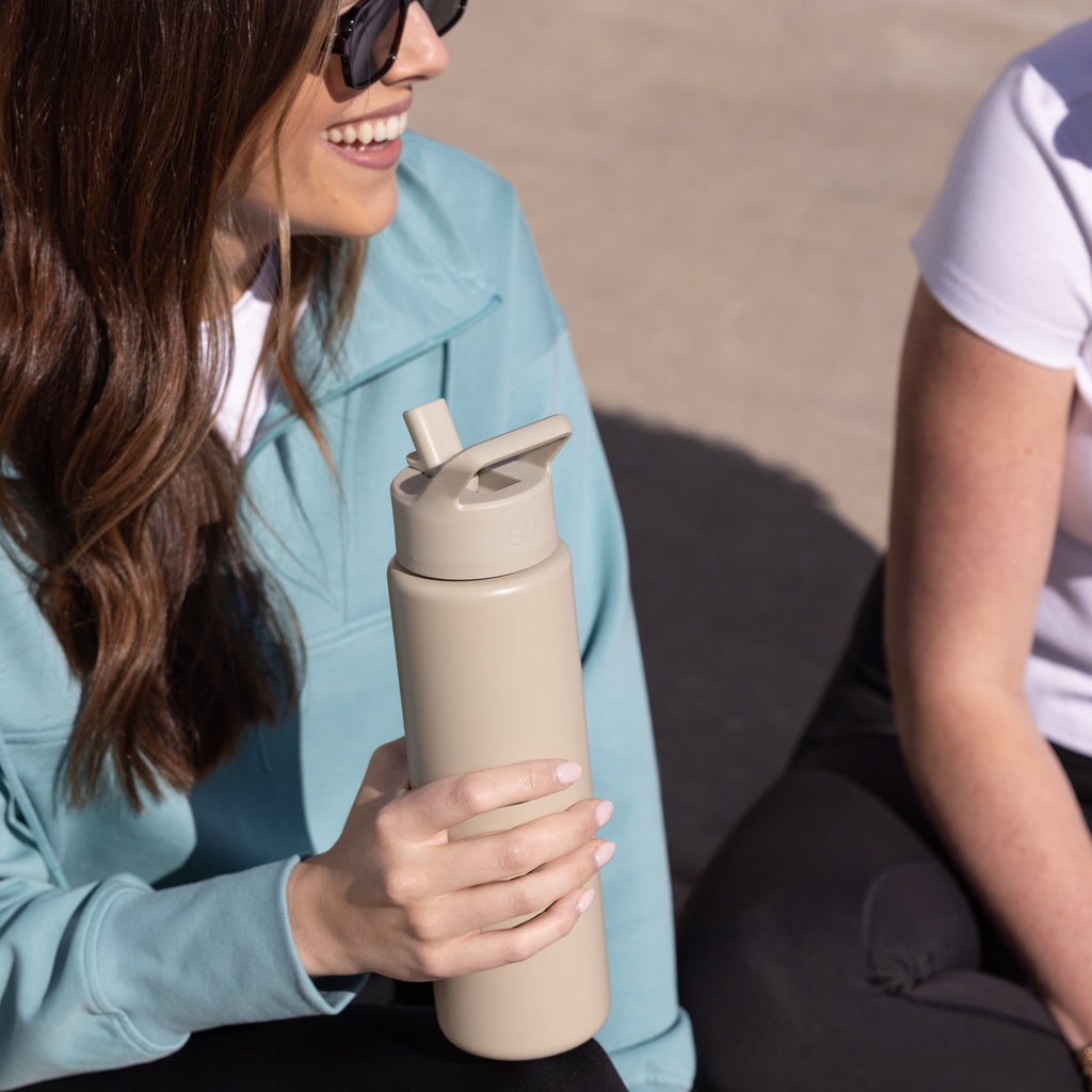 Simple Modern 30 fl oz Insulated Stainless Steel Summit Wide Mouth Water Bottle with Straw Lid | Slumberland - 0M9C