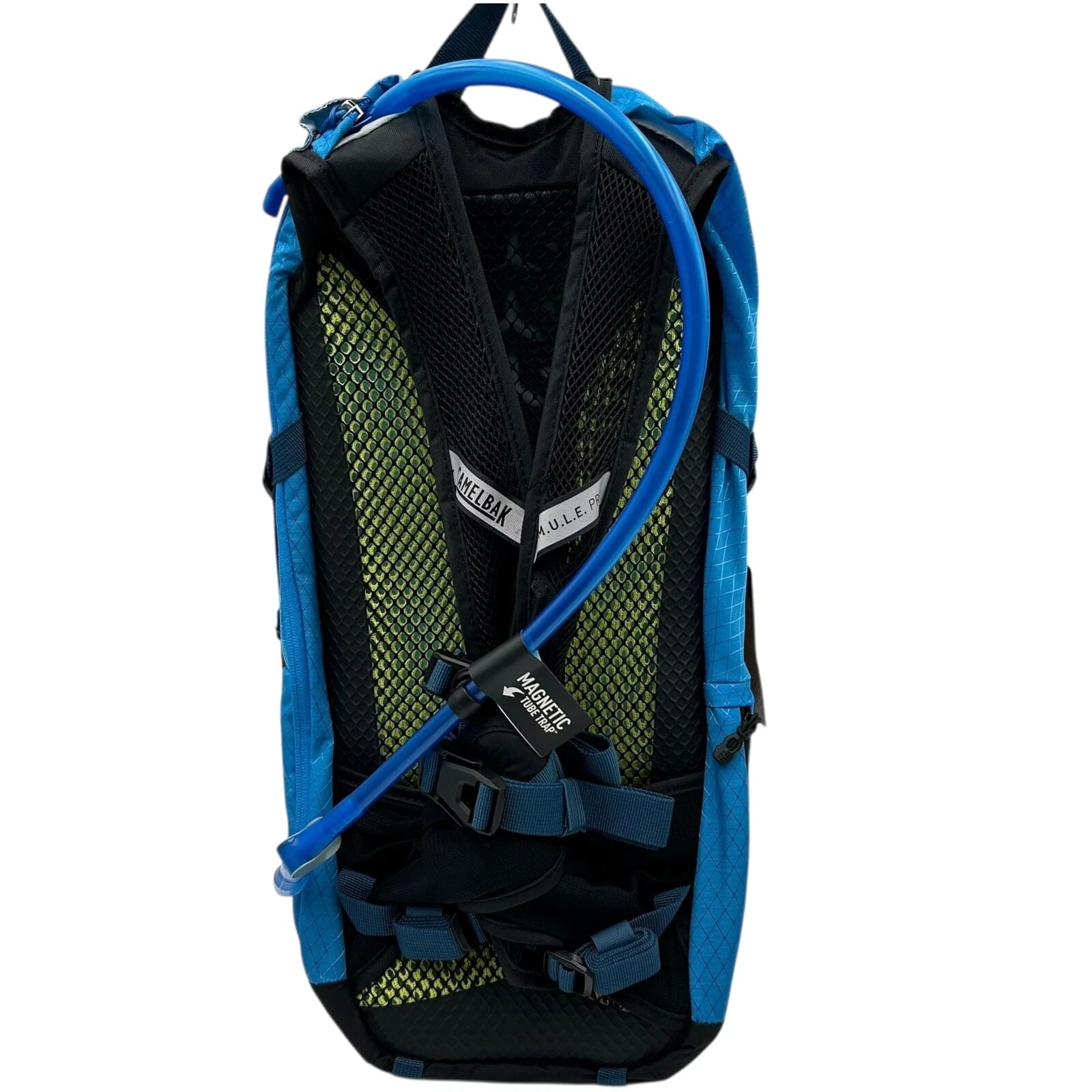 CAMELBAK M.U.L.E Pro 14L Bike Hydration Backpack 100 oz, Ibiza Blue/Orange - 7USD