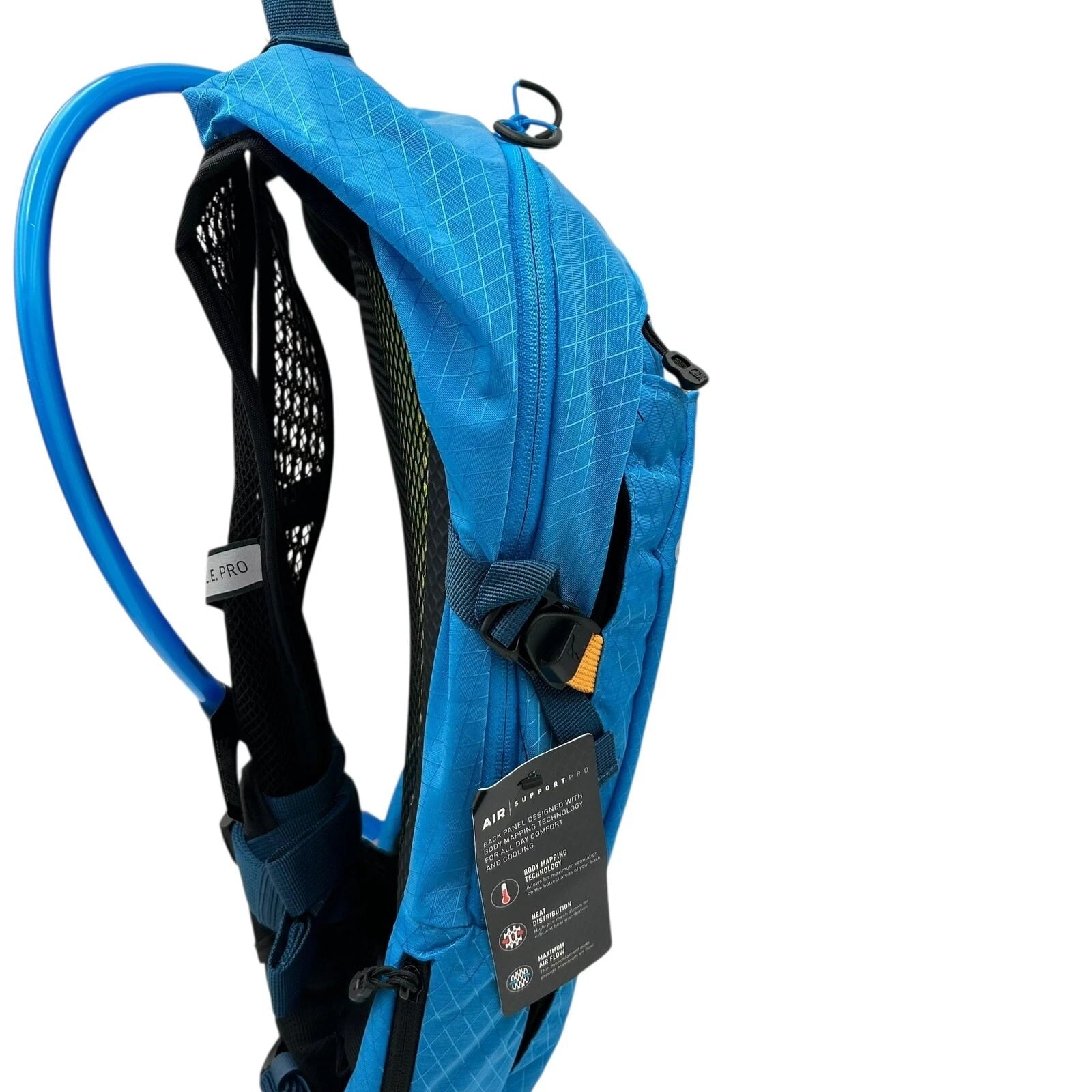 CAMELBAK M.U.L.E Pro 14L Bike Hydration Backpack 100 oz, Ibiza Blue/Orange - 7USD