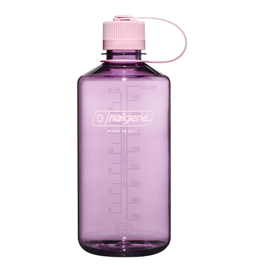 Nalgene Sustain Tritan BPA-Free Water Bottle Made with Material Derived from 50% Plastic Waste (using ISCC certified mass balance), 32 OZ, Narrow Mouth, Cherry Blossom - Z4NB