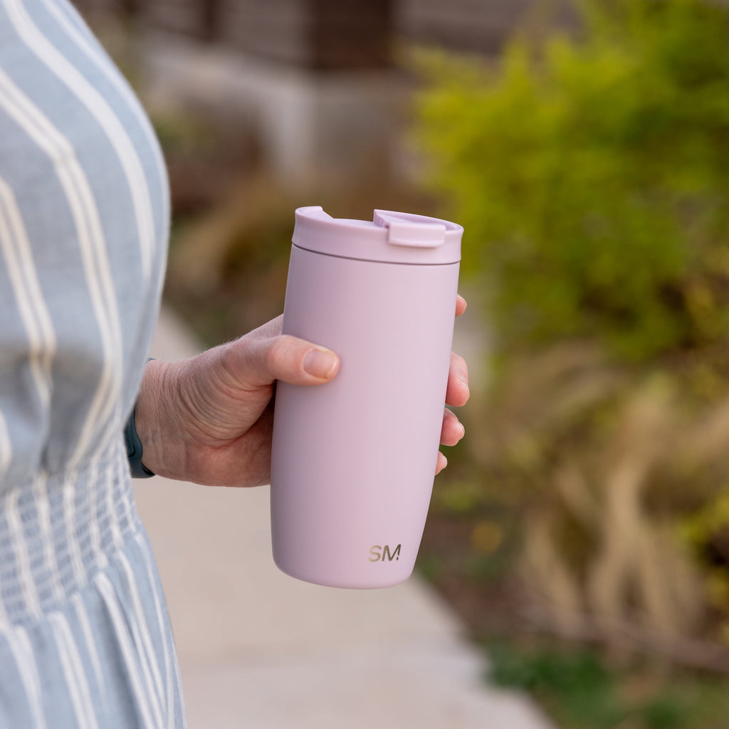 Simple Modern 16 fl oz Insulated Stainless Steel Voyager Coffee Tumbler with Insulated Flip Lid - 2NOE