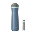 Contigo 24 oz. Wells Chill Stainless Steel Filter Bottle w/ Filters - Dark Ice - QCCM