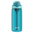 Contigo Leakproof lid 591 mL Juniper Jade Aubrey Plastic Water Bottle with Straw - WIKB