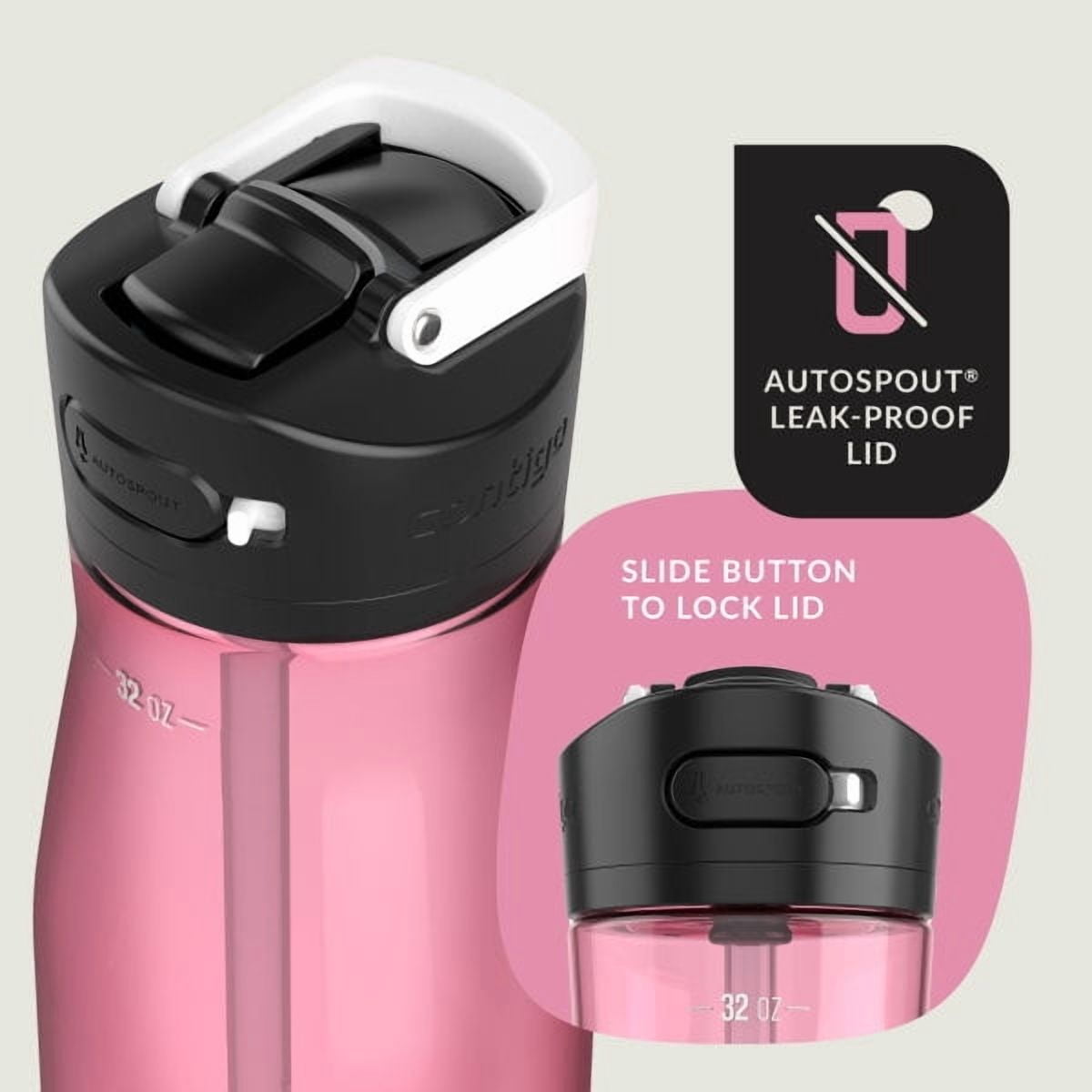Contigo Ashland 2.0 32 oz Licorice BPA Free Water Bottle - C1SO