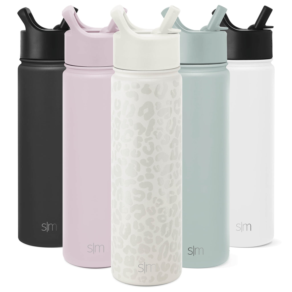 Simple Modern Summit Water Bottle Straw Lid Vacuum Insulated Stainless Steel Bottle | 22 fl oz - O1E0