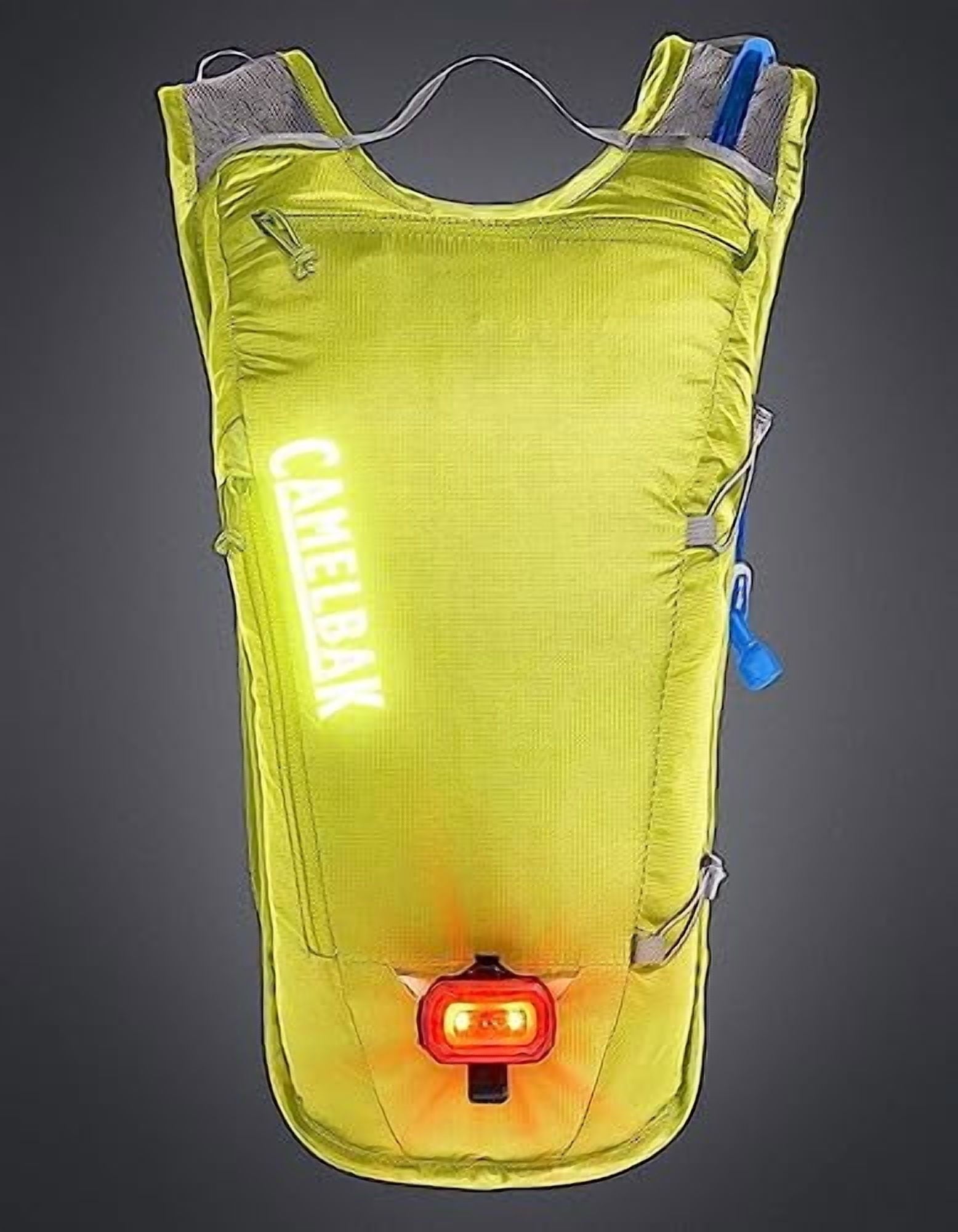 Camelbak Classic Light Hydration Pack Bag Inc Reservior Yellow/Silver 70oz - OIYA